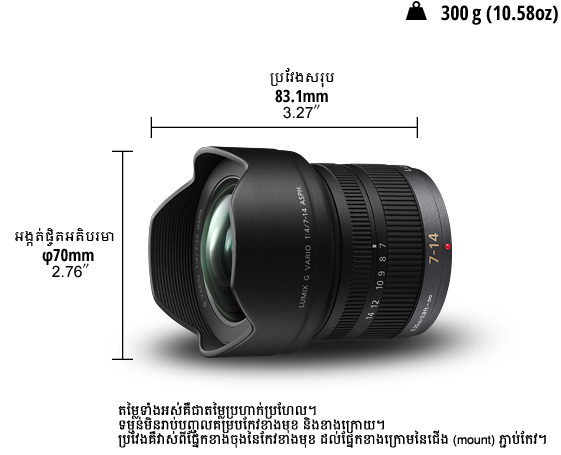 LUMIX G Lens H-F007014E