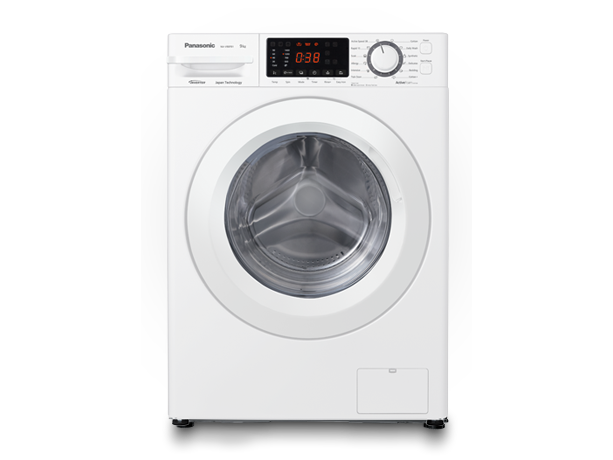 រូបភាពរបស់ ម៉ាស៊ីនបោកសម្លៀកបំពាក់ទ្វារចំហៀងចំណុះ 9kg ម៉ូដែល NA-V90FB1WSG ផ្ដល់ការថែទាំដ៏មានអនាម័យ