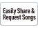 Easily Share & Request Songs