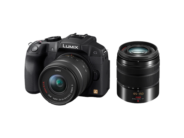 Nuotrauka LUMIX skaitmeninis vieno objektyvo neveidrodinis fotoaparatas DMC-G6WEG