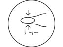 Koncentratoriaus antgalis (9 mm)