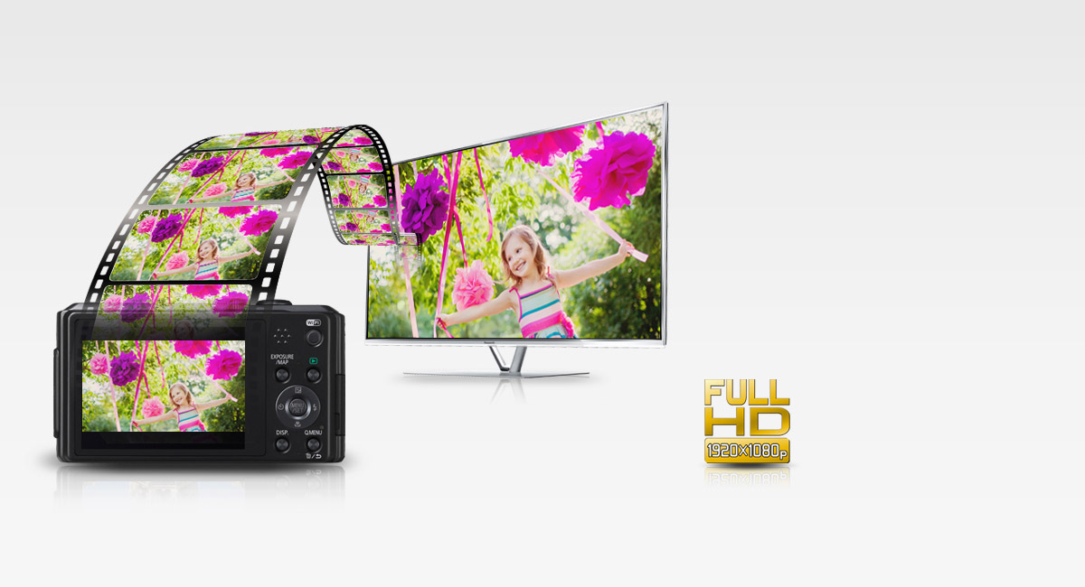 تصوير فيديو Full HD بدقة 1920x1080 50p