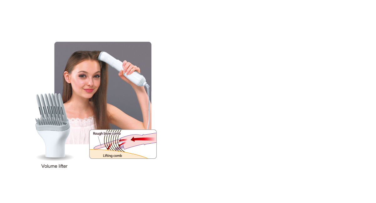 فرشاة رفع الشعر للحصول على مظهر مشرق
