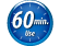 60 دقيقة من الاستخدام