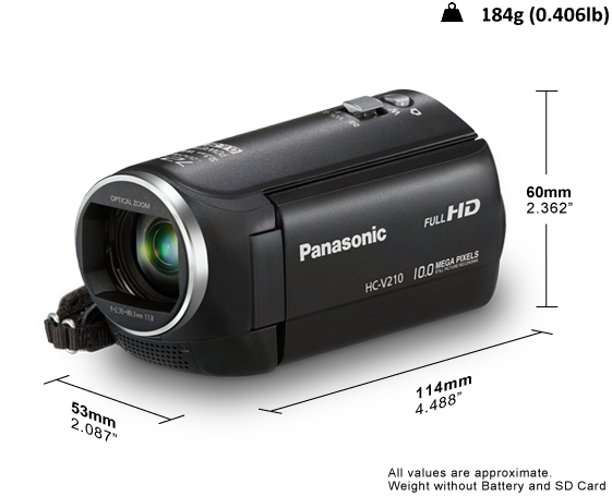 كاميرا فيديو HC-V210