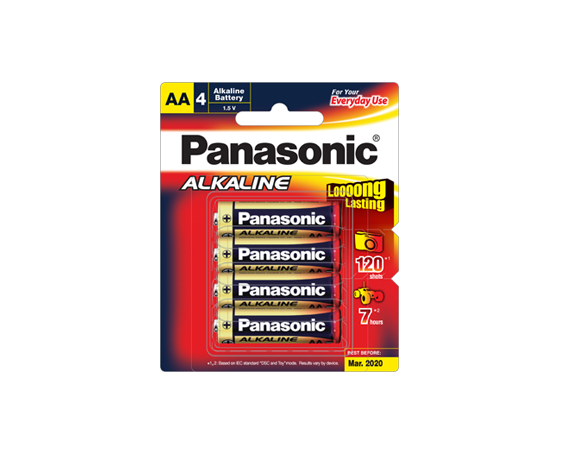 بطارية حجم AA ألكالاين LR6T/4B