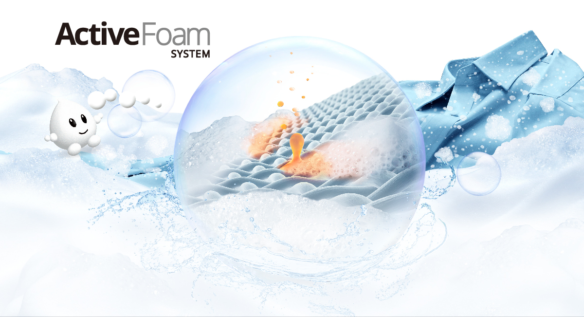 إزالة الأوساخ بالرغوة الناعمة