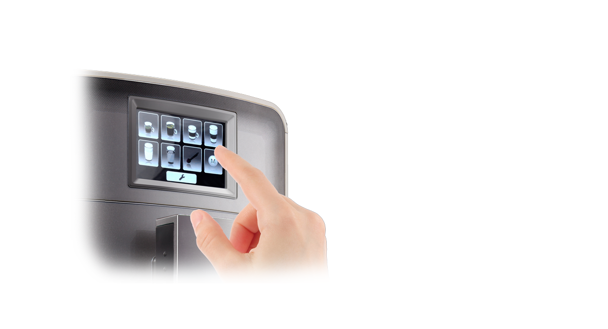 التشغيل عبر شاشة اللمس الملونة المتقدمة
