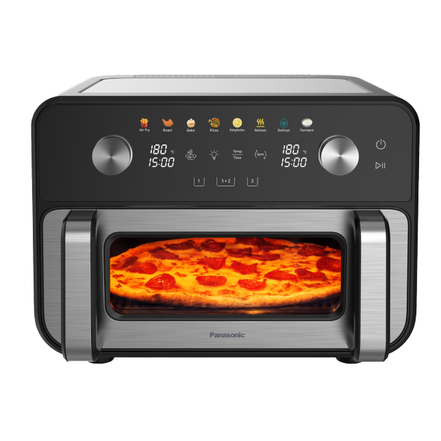 صورة قلاية هوائية NF-BC1000 سعة 9.6 لتر، تتميز بخاصية البخار الخفيف والتقسيم الذكي