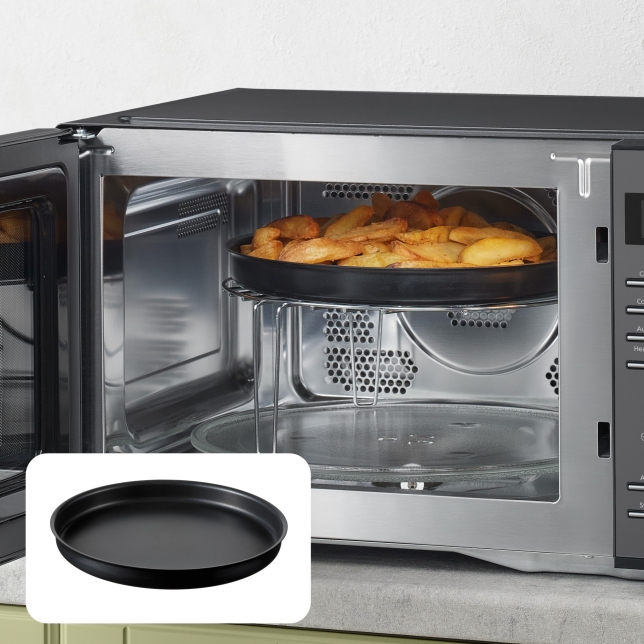 شواء قوي وصحي مع الطبق المرفق للقرمشة