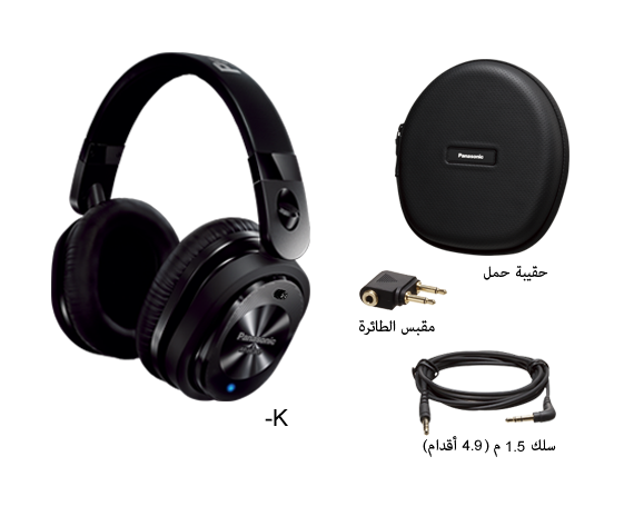 سماعات الرأس الاستريو المزودة بخاصية إلغاء التشويش RP-HC800