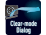 ميزة Clear-mode Dialog