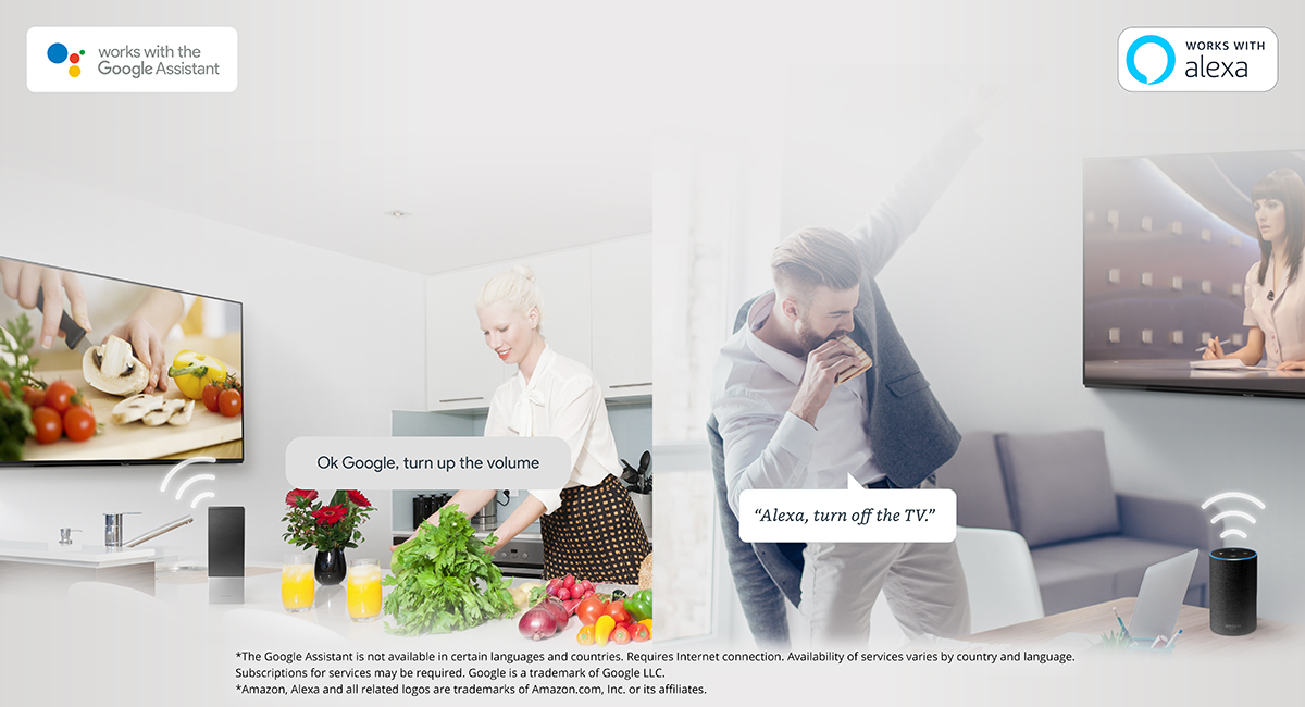 التشغيل السهل للتلفزيون بدون وحدة تحكم عن بُعد