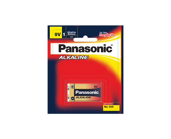 Alkaline 9V Battery 6LR61T/1B