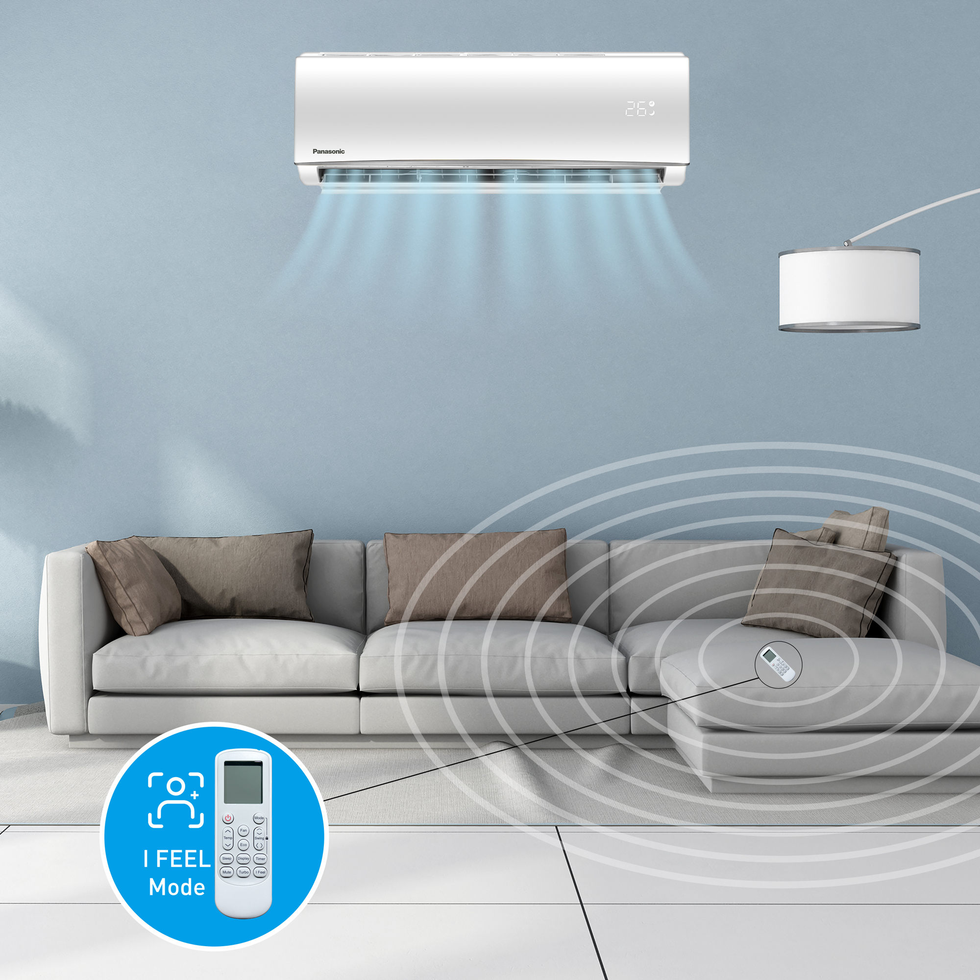 Living room ceiling ventilator fan cooling fan condenser lampe blankets cooling 