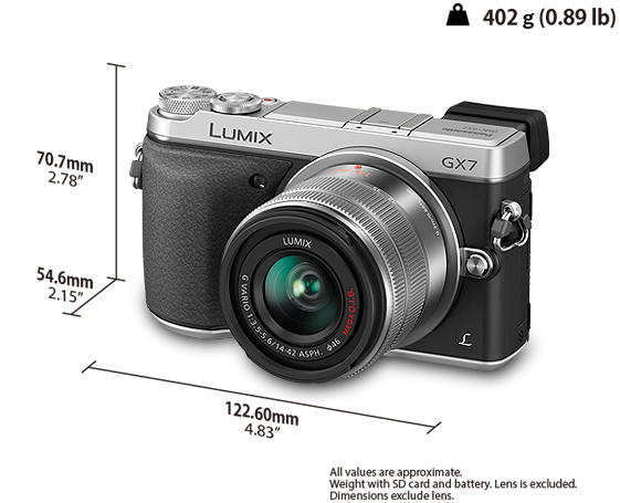 DMC-GX7K LUMIX G Compact System Cameras (DSLM) - Panasonic