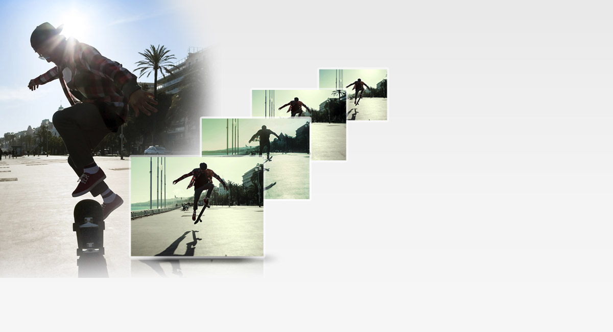 Light Speed AF and
High Speed Burst Shooting