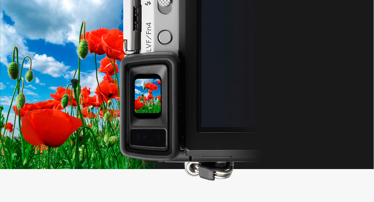 2764K-dot Equiv. High Resolution Live Viewfinder
