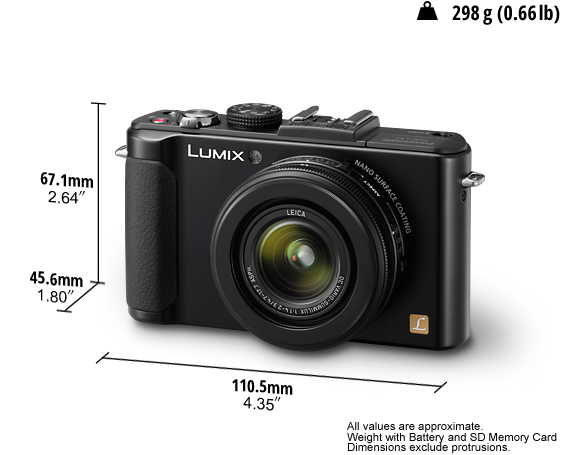 industrie Praten tegen Conform DMC-LX7 LUMIX Digital Cameras - Point & Shoot - Panasonic