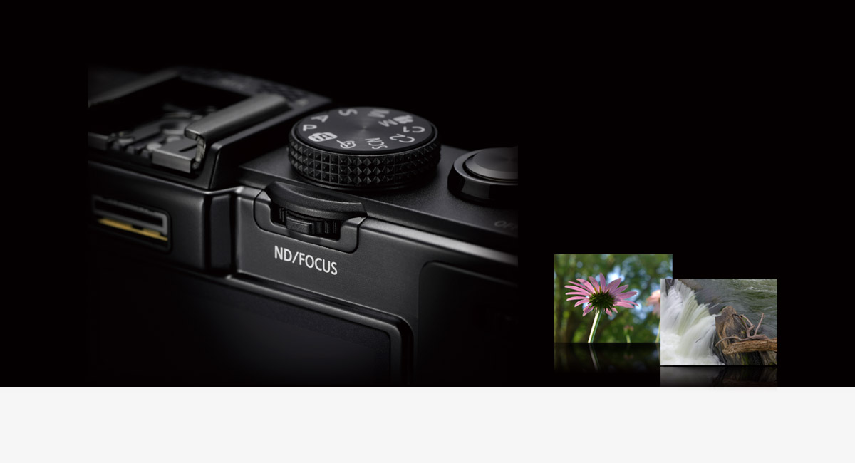 Controlling the Exposure
with an Internal ND Filter