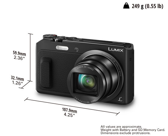 DMC-TZ57 Camera - Panasonic Middle East