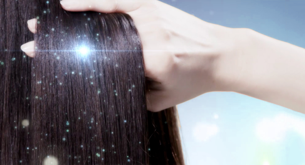 Ion conditioning for shiny,frizz-free hair