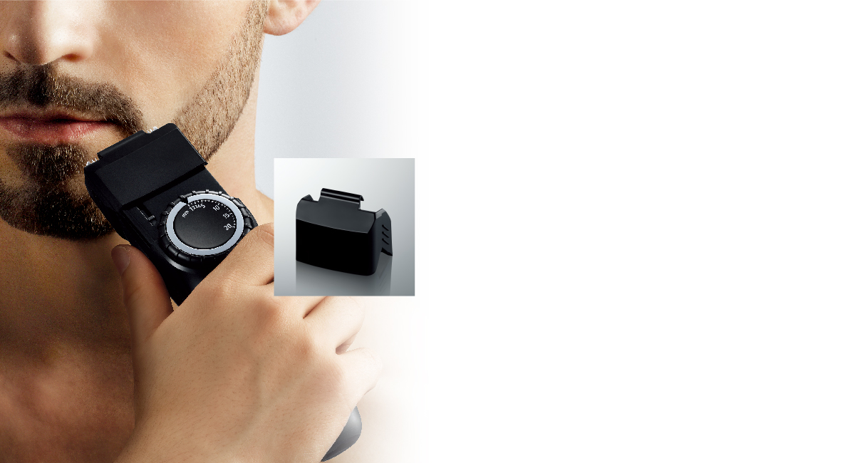 Special comb attachment for a
precise cut