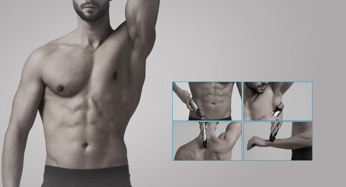 i-shaped Design: Ideal for Grooming Hard-to-Reach Sensitive Areas