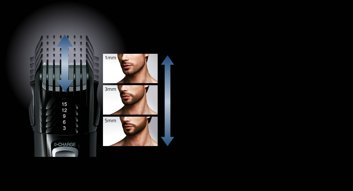 Quick adjust dial for easy length
setting