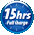 Battery fully recharges in 15hour
