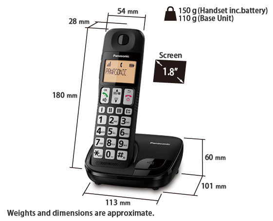 Telephone KX-TGE110