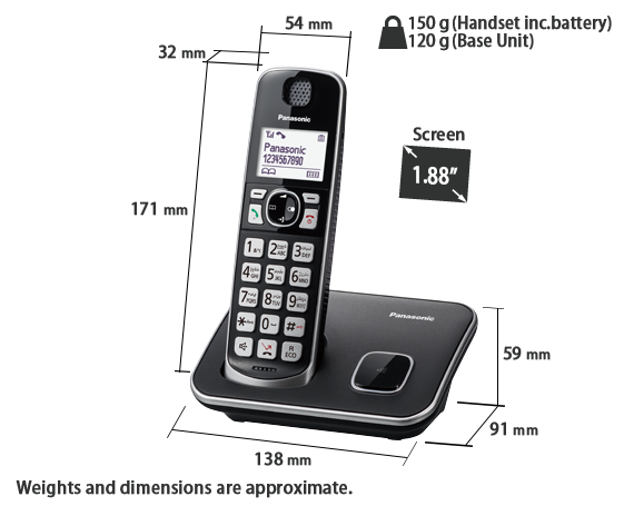 Telephone KX-TGE610