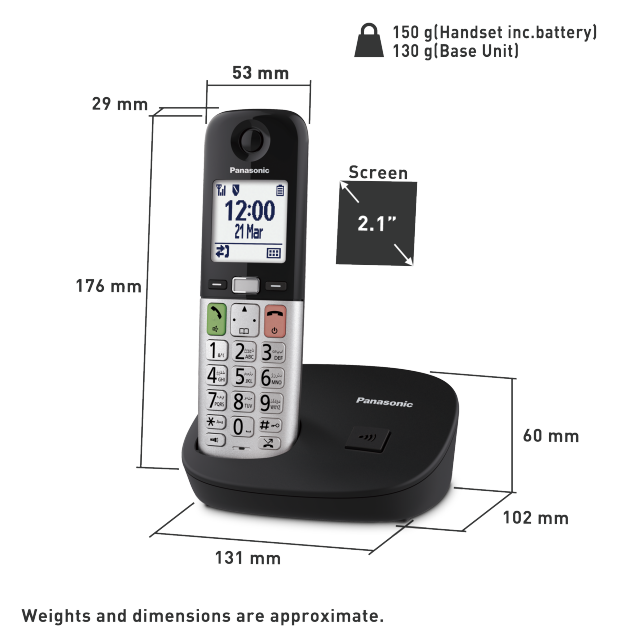 Photo of Digital Cordless Phone KX-TGU410