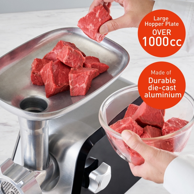 Grind Large Quantities of Meat at a Time