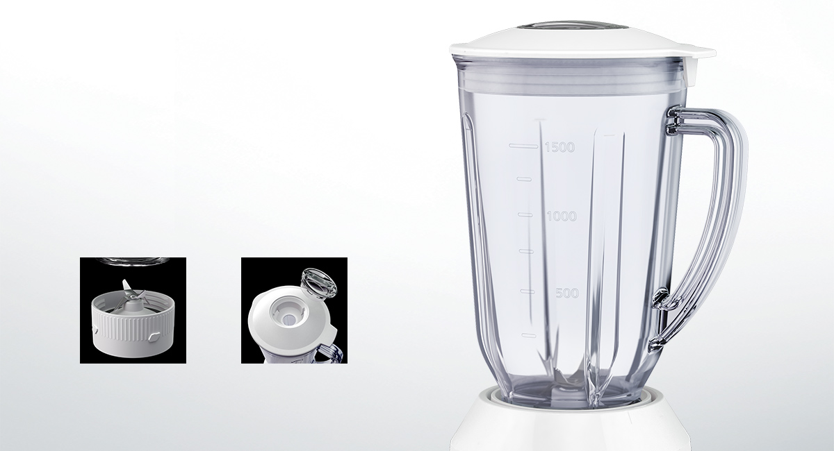 Easy-to-handle plastic.Pour using just one hand!