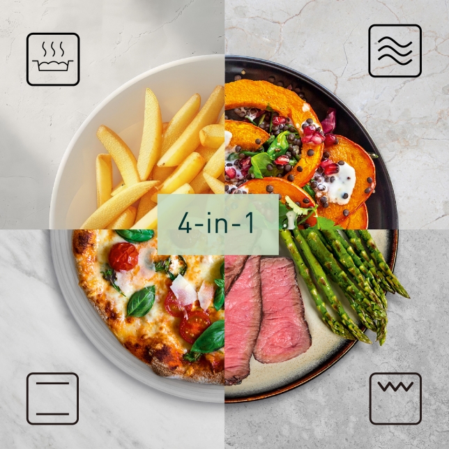 4-in-1 Compact Combi Oven