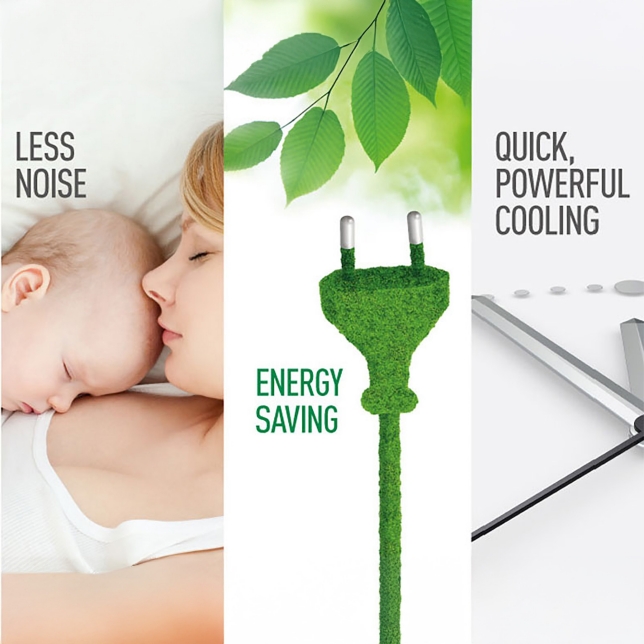 Advanced Cooling with Inverter Multi-Frequency 50/60Hz