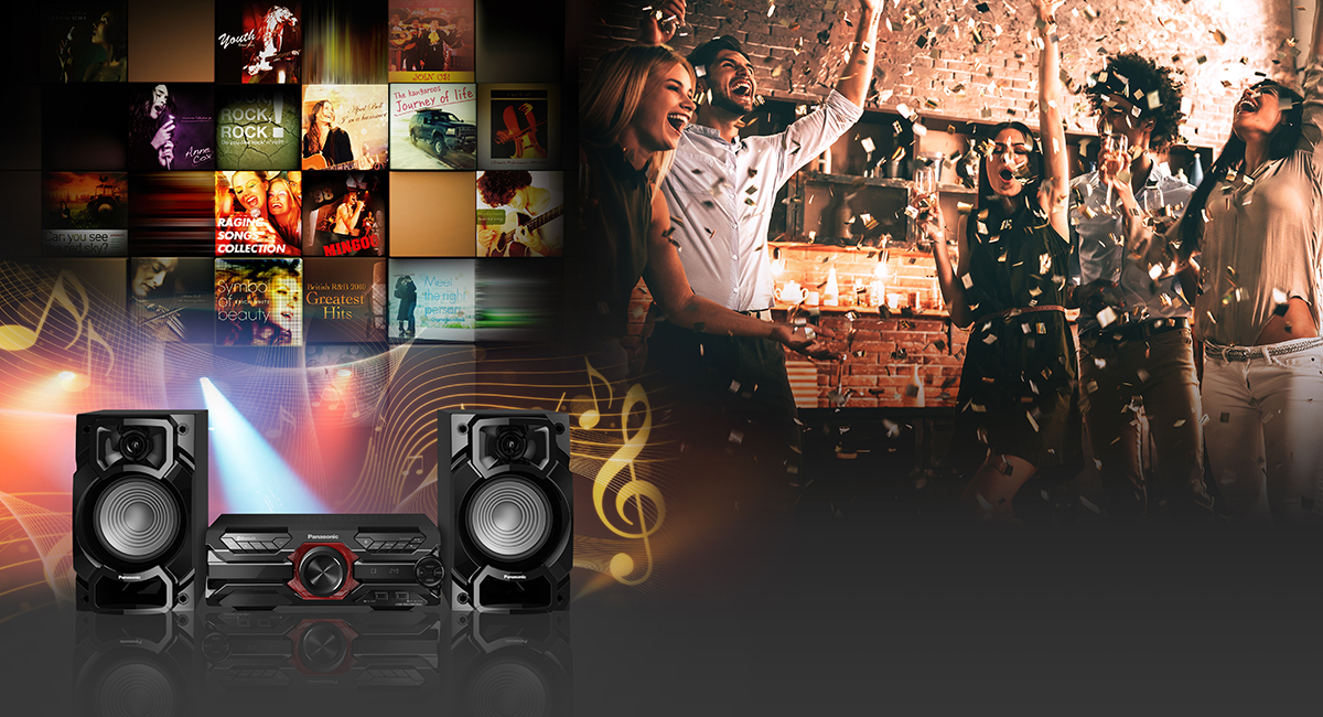 Play music and liven up the fiesta