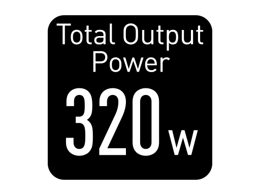 Total Output Power 320W