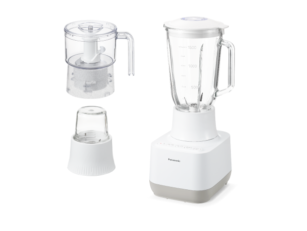 700 W Glass Jug Blender MX-MG53C1CSG with Chopper & Glass Mill for Juice, Smoothies, and Meals ၏ ဓါတ်ပုံများ