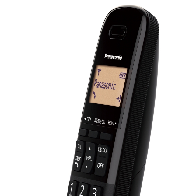 Teléfono Inalámbrico Panasonic Negro KX-TGB310MEC – MegaAudio