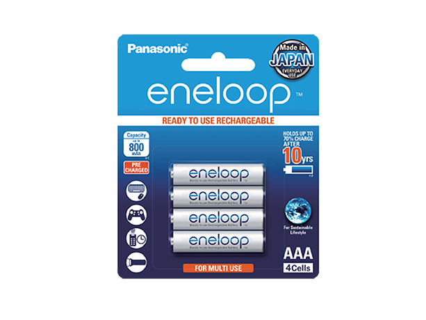Photo of eneloop Rechargeable AAA Battery BK-4MCCE/4BT