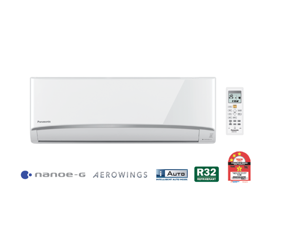 1.5HP Deluxe Non-Inverter R32 Aero Series Air Conditioner CS-N12VKH-1 (CU-N12VKH-1)