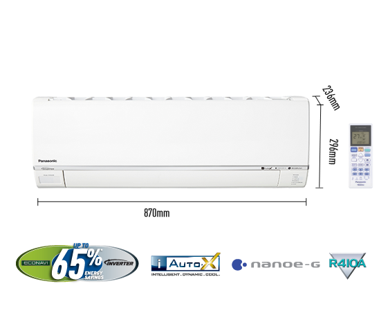 1.5HP Premium Single Split Inverter Air Conditioner CS-S13RKH (CU-S13RKH)