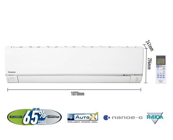 2.5HP Premium Single Split Inverter Air Conditioner CS-S24SKH (CU-S24SKH)