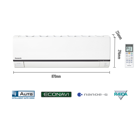 1.0HP Deluxe Single Split Non-Inverter Air Conditioner CS-V9RKH-1 (CU-V9RKH-1)