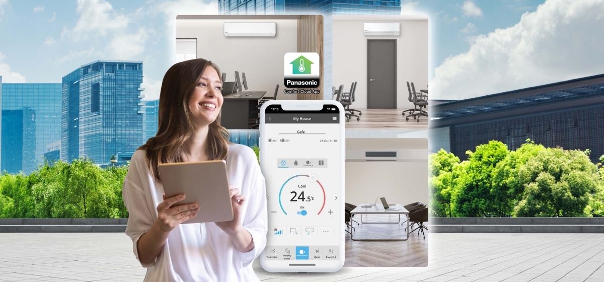Multi-Zone Control with Comfort Cloud App Anywhere, Anytime
