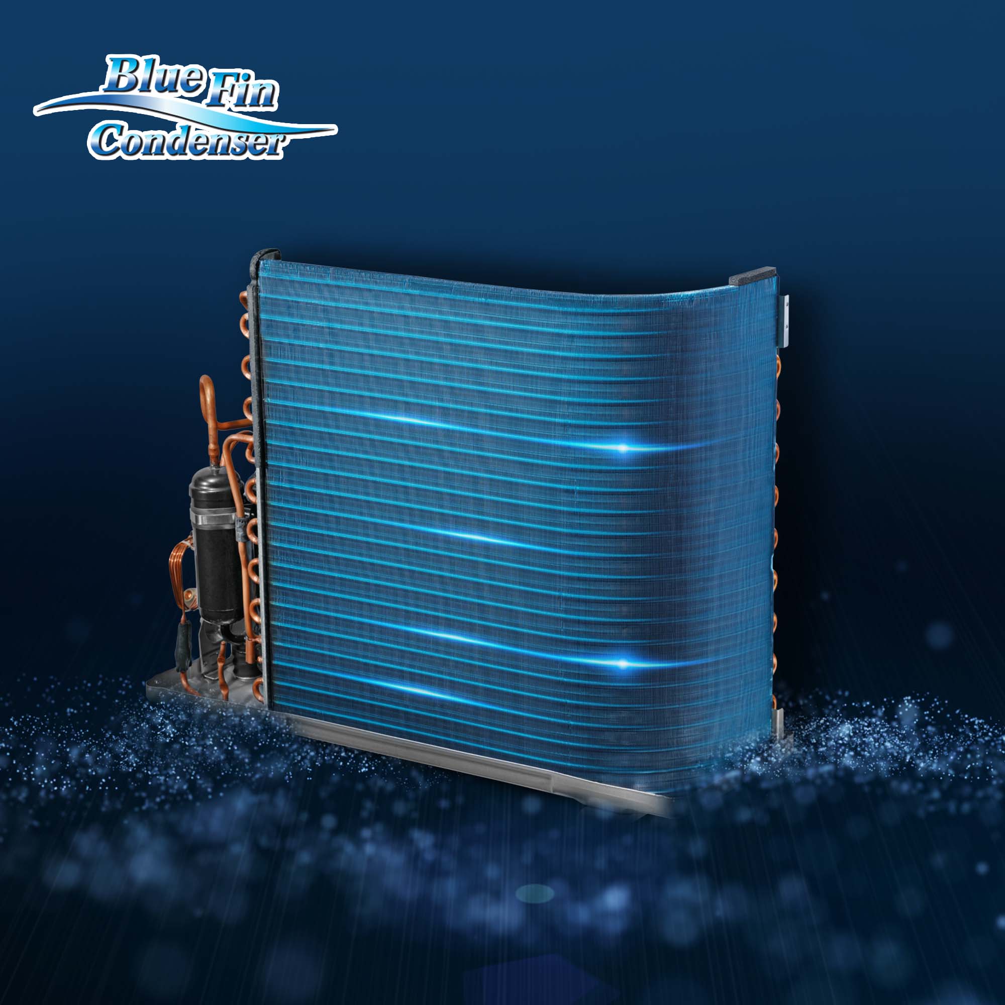 Corrosion-Resistant Blue Fin Condenser
