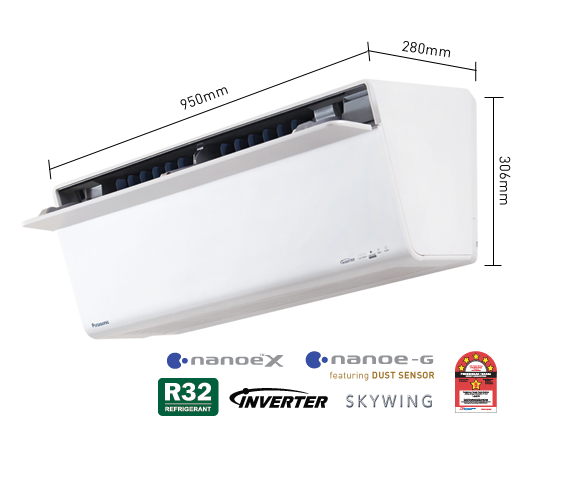 [DISCONTINUED] 1.5HP Elite Inverter Sky Series Aircon CS-VU13UKH-1