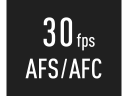 AFS/AFC 30 fps burst shooting